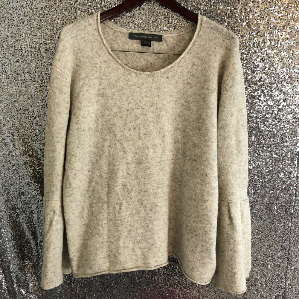 French Connection Long Sleeve Peplum Sleeves-S